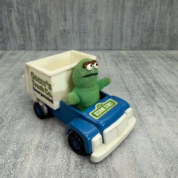 Knickerbockers People in the Neighborhood Vehicles Rag Doll 1976 Oscar Grouch - Picture 2 of 11